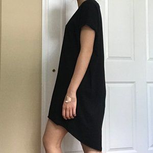 Zara Black T-Shirt Dress
